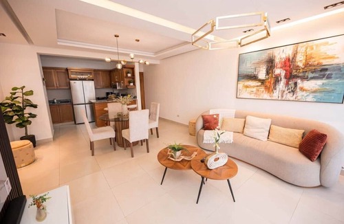 Santiago Province Apartment | Modern 3BR Oasis w/Pool – 10 min to STI Airport