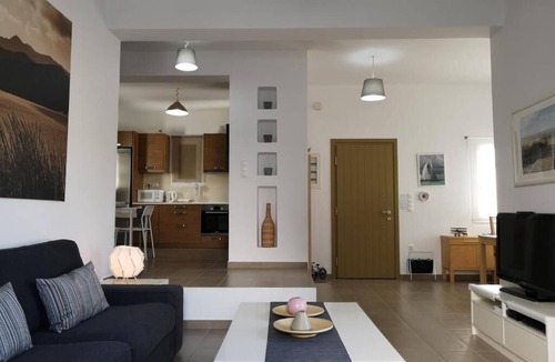 Milos Villa | Modern Cycladic Villa Near Adamas Port with Balconies & Private Parking