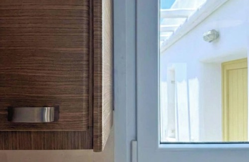 Milos Villa | Modern Cycladic Villa Near Adamas Port with Balconies & Private Parking