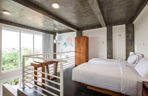 Pererenan Hotel | Modern, Deluxe Room with pool view #2