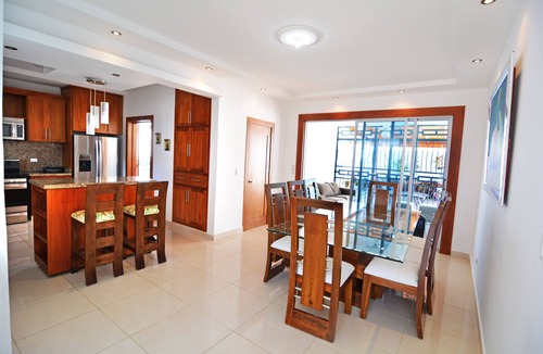 Santiago de los Caballeros House | Modern pool house with 24 security gated