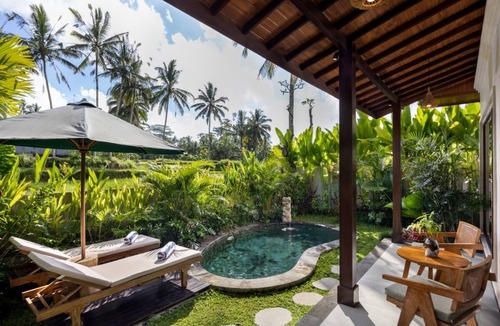 Tegallalang Villa | Modern Private Pool Villa Rice Field Views Romantic Escape at North Ubud Bali