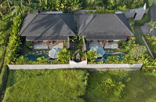 Tegallalang Villa | Modern Private Pool Villa Rice Field Views Romantic Escape at North Ubud Bali