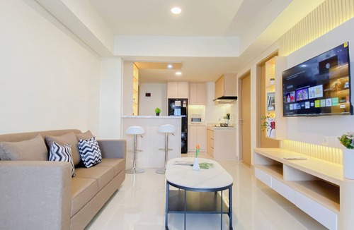 Cikarang Apartment | Modern Versatile 3Br At Meikarta District 2 Apartment