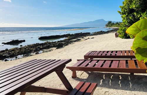 Teavaro House | Moorea Temae Bungalow Lory Bord de mer