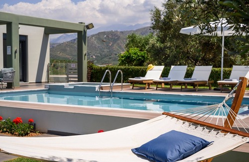Potistiria Villa | Mythic Olive Villa Views - Private Pool