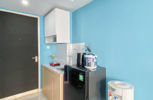 Bogor Barat Apartment | Neat Studio With Blue Toned Wall At Dramaga Tower Apartment