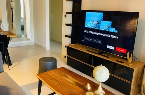 Kallithea Apartment | NEW 2BD APRT with SHARED ROOFTOP POOL