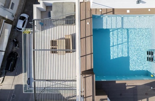 Peristeri Apartment | Nikki's Skylight Suite with private swimming pool