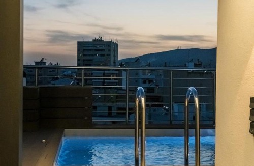 Peristeri Apartment | Nikki's Skylight Suite with private swimming pool