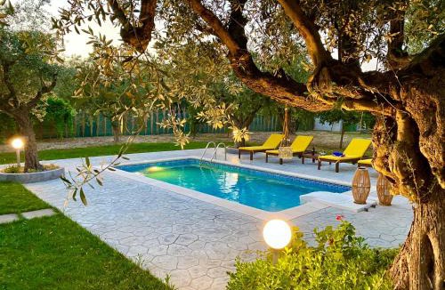 Afandou Villa | Olive Sense Villa with jacuzzi and sauna