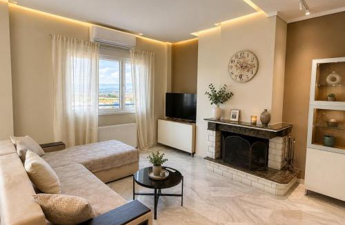 Thermaikos Apartment | Ostria Sea View Maisonette # 5 Separate Bedrooms