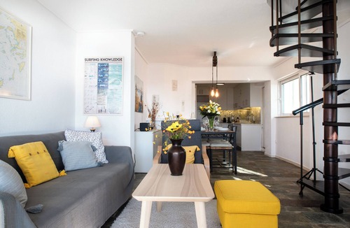 Saronida Apartment | Panoramic Seaview Maisonette with Garden steps from the beach