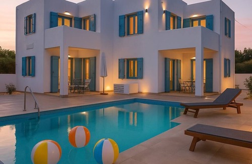 Aliki Apartment | Paros Poolside Gem - Athena's Sea Getaway