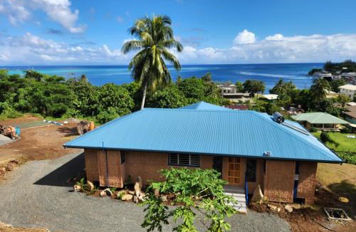 Fare Villa | Potter House VILLA PITA vue sur lagon et village de Fare