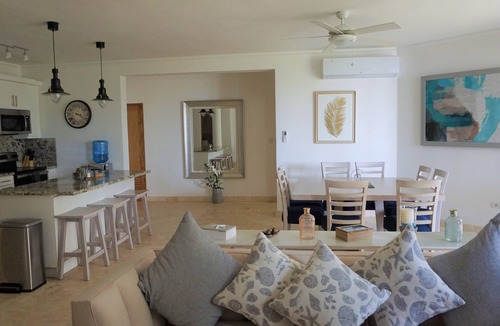 El Batey Apartment | Premium 3-BR Ocean view Condominium at Hispaniola Beach!