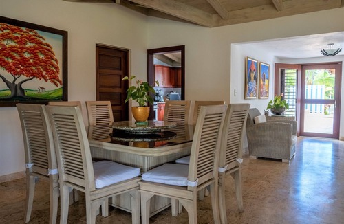 Casa de Campo Villa | Prepare to be pampered! Golf, lagoon & ocean vista views at Tres Palmas Villa!