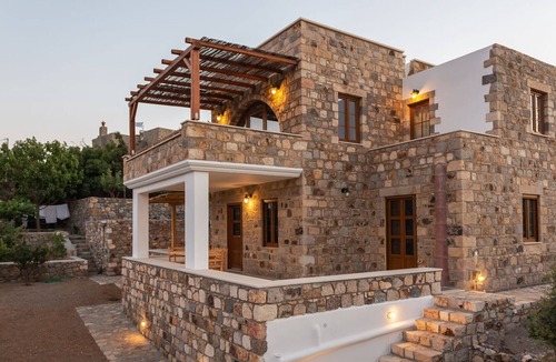 Skala Villa | R 1086 Leon’s Villa Sofia With Sea view, Private Balcony or Terrace & Barbecue