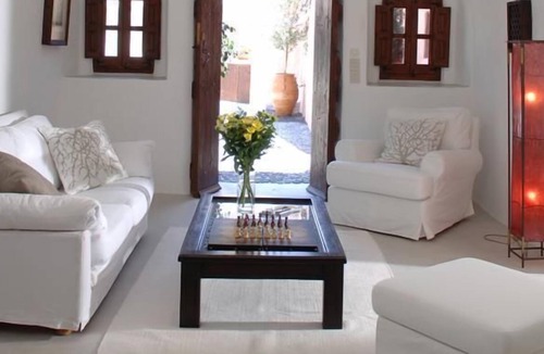 Megalochori Villa | R 408 Two Bedroom Villa with Pool Sea Views Maid Service