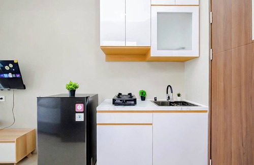 Kedungmanggu Apartment | Restful Studio With City View At Royal Sentul Park Apartment