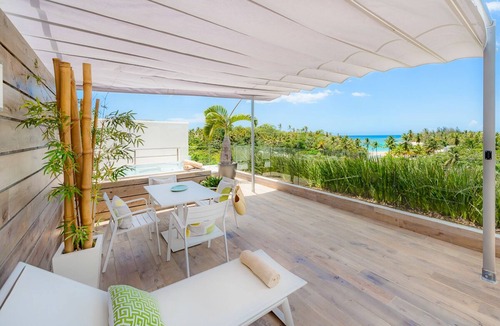 Las Terrenas Apartment | RIBERAMAR 5 star OCEAN VIEW PENTHOUSE W/ROOFTOP TERRACE, JACUZZI