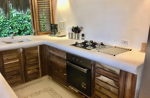Las Terrenas Villa | Romantic caribbean villa with pool, tropical garden, 65m from the beach
