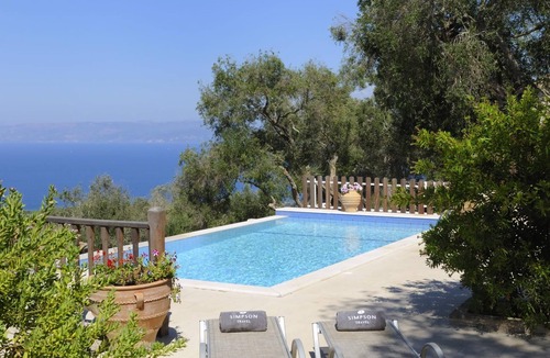 Paxos Villa | Romantic Cottage for Adults Only with Sea Views near Beach & Taverna