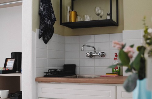 Parikia Apartment | Room 'Studio 3' with Private Terrace, Wi-Fi and Air Conditioning