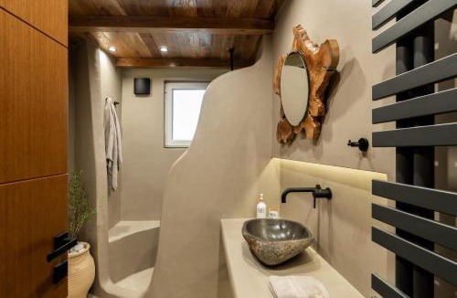 Peristeri Apartment | Rustic Boutique Apartment with Live Olive Tree, Private Parking & 1 Gbps Fiber Internet