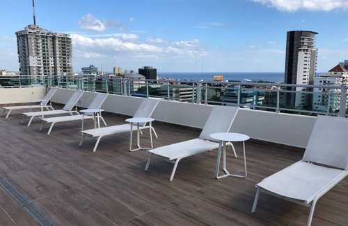 Downtown Santo Domingo Apartment | Santo Domingo Apartment with Rooftop Pool with Ocean & City Views