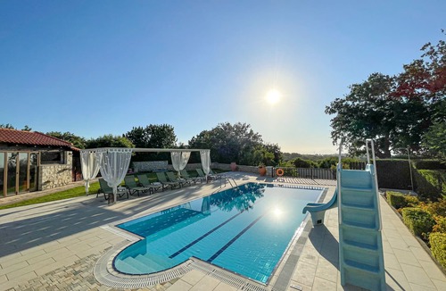Atsipópoulon Villa | Sea views, full privacy, 6.5km to sandy beach, playground!