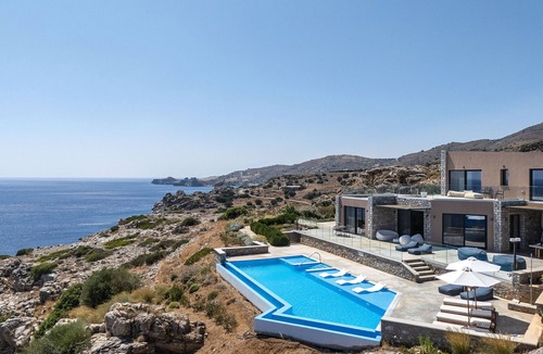 Vizari Villa | Seafront luxury villa,infinity pool & devine views