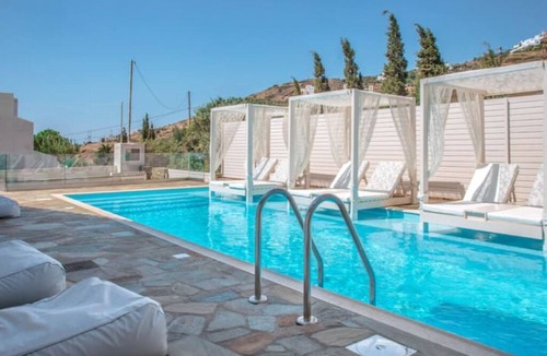 Kipri Apartment | Seaside Top Floor 2-BDR Suite #3 | Pool & Sea View