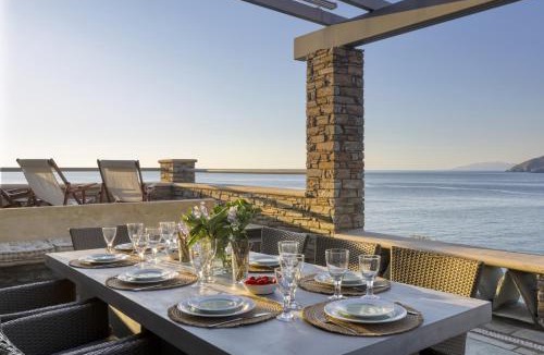 Steniai Villa | Seaview Beach House by Andros Villas Collection