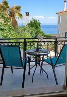 Mytilene Apartment | Seaview Luxury Apartment with private parking