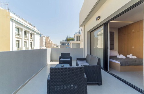 Piraeus Apartment | Serene AKVA Stay with Balcony in Piraeus
