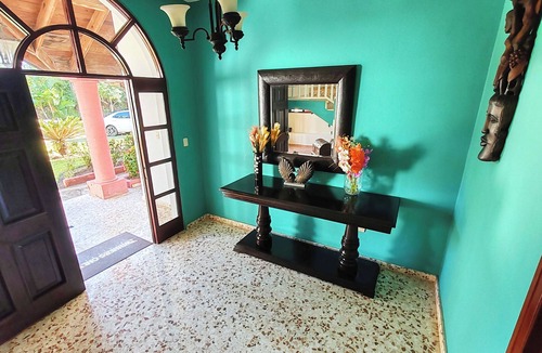 Playa Chiquita Villa | Sosua 9 BR Oceanfront Mansion Near Beach +Bonus