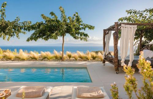 Ratzakli Villa | Spathes Luxury Private Pool Villa with Sea View in Kefalonia