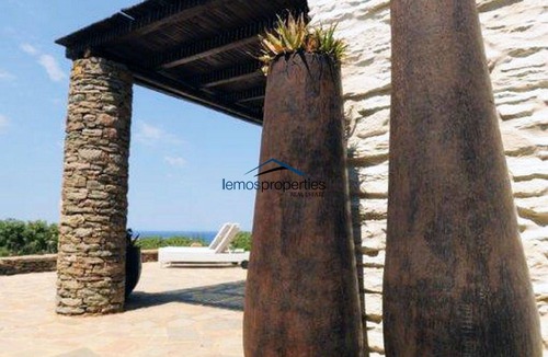 Koundouros Villa | Stone built villa with a swimming pool and a fantastic sea view in Koundouros