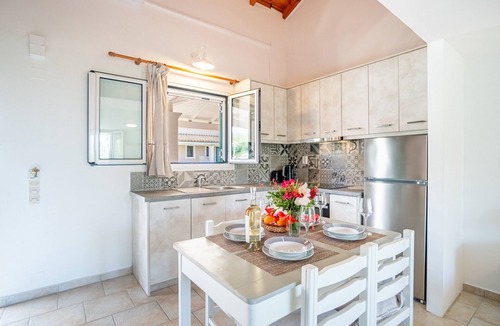 Arillas Apartment | Studio Apartment 'Premier Family 5' with Shared Pool, Wi-Fi and Air Conditioning