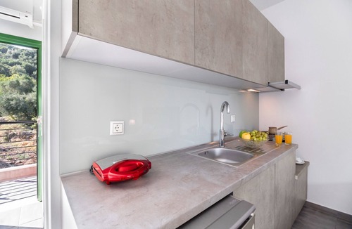 Parga Apartment | Studio Apartment 'Deluxe 2 Adults - B' with Shared Terrace, Wi-Fi and Air Conditioning