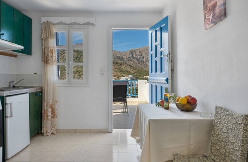 Diafani Apartment | Studio Apartment 'Double No 1' with Sea View, Wi-Fi, and Air Conditioning