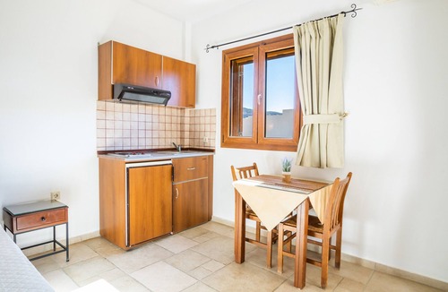 Karpathos Town Apartment | Studio Apartment 'No 1' with Mountain View, Wi-Fi and Air Conditioning