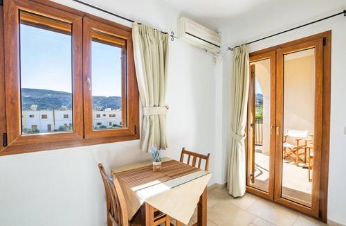 Karpathos Town Apartment | Studio Apartment 'No 2' with Mountain View, Wi-Fi and Air Conditioning