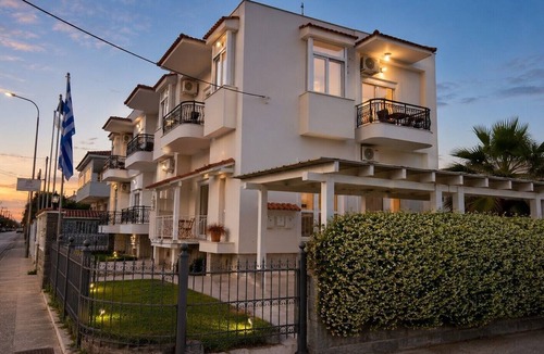 Skala Sotiros Apartment | Studio Apartment 'Chrissi 102' with Sea View, Wi-Fi and Air Conditioning