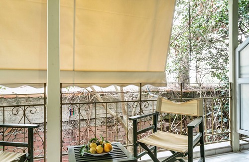 Nikiana Apartment | Studio Apartment 'Old Boat Double Studio 8' with Sea View, Wi-Fi and Air Conditioning