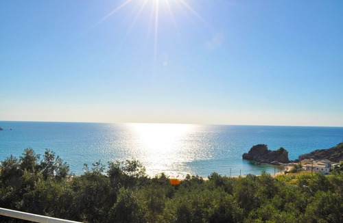 Parelia Apartment | Studio Apartments with pool Panorama sea view Pelekas Beach Corfu