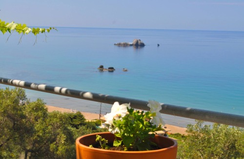 Parelia Apartment | Studio Apartments with pool Panorama sea view Pelekas Beach Corfu
