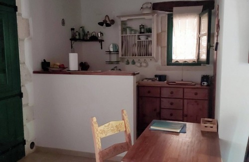 Kefalas Apartment | Studio for Couples -Traditional Stone built - Rural location (Kefalas nr Vamos)
