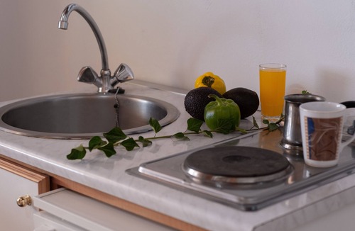 Nidri Apartment | Studio "Krinos 1" with Mountain View, Garden & Wi-Fi